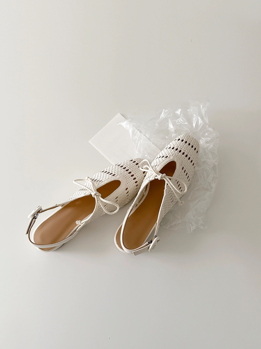 Sheepskin French Woven Hollow-Out Open-Toe Sandals with One-Strap Buckle and Bow, Chunky Heel Vacation Roman Shoes for Women Sheepskin French Woven Hollow-Out Open-Toe Sandals with One-Strap Buckle and Bow, Chunky Heel Vacation Roman Shoes for Women