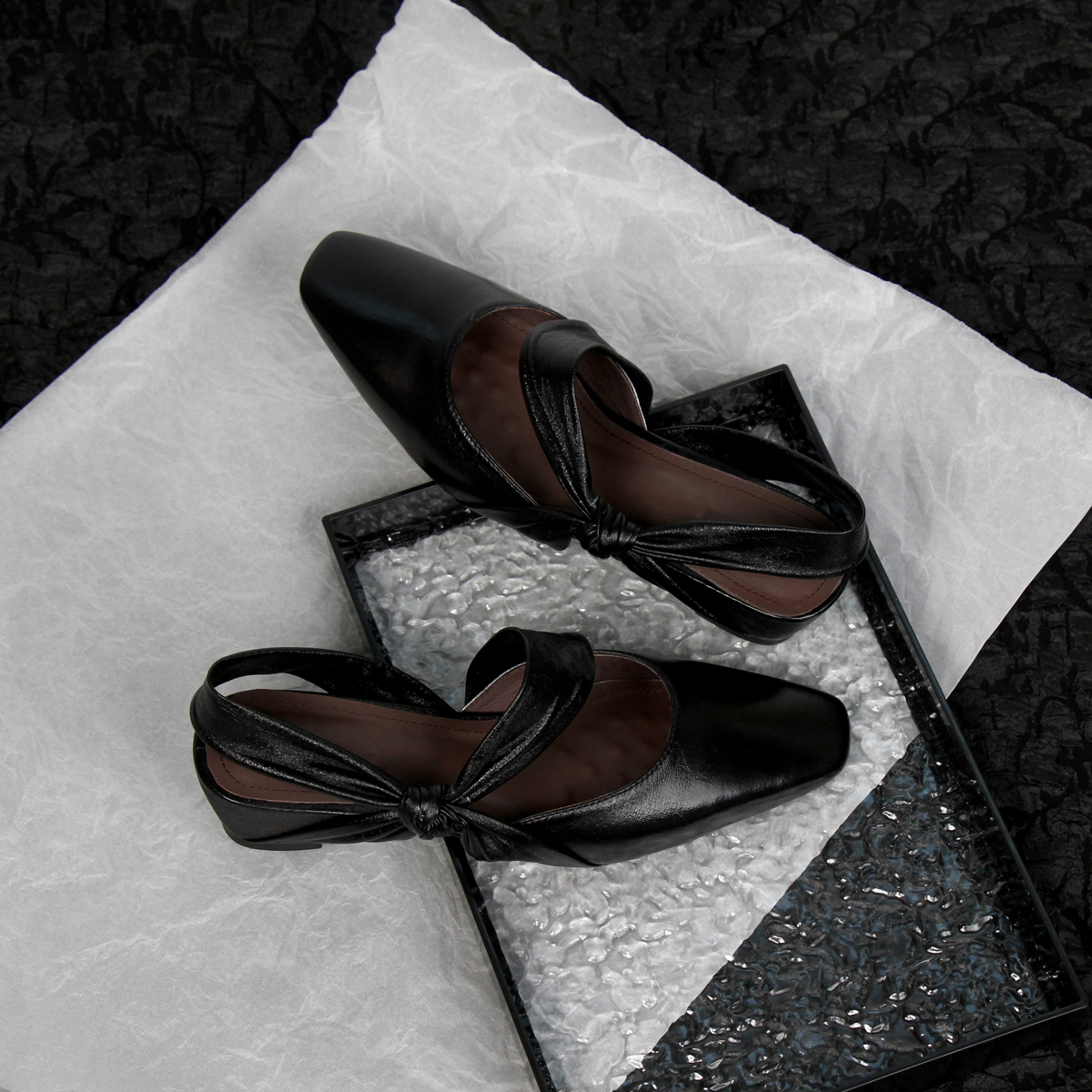 Sheepskin Silver Square-Toe Backless Sandals for Women - Chunky Heel, Two-Way Summer Slippers, Trendy Footwear Sheepskin Silver Square-Toe Backless Sandals for Women - Chunky Heel, Two-Way Summer Slippers, Trendy Footwear