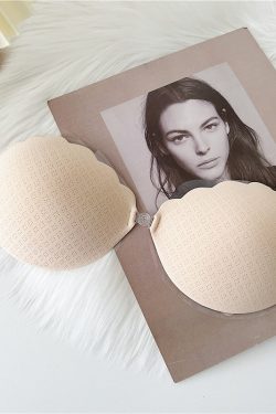 Silicone Invisible Bra for Small Breasts - Anti-Slip Strapless Nipple Covers for Wedding Dresses, Seamless Backless Lingerie