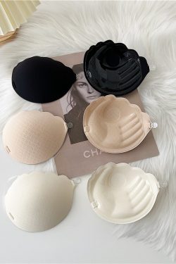 Silicone Invisible Bra for Small Breasts - Anti-Slip Strapless Nipple Covers for Wedding Dresses, Seamless Backless Lingerie