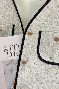 Silver Gray French-Style Women's Wind Suit Jacket - Thin Summer Trendy Top for Socialites and Internet Celebrities, 2025 Fashion