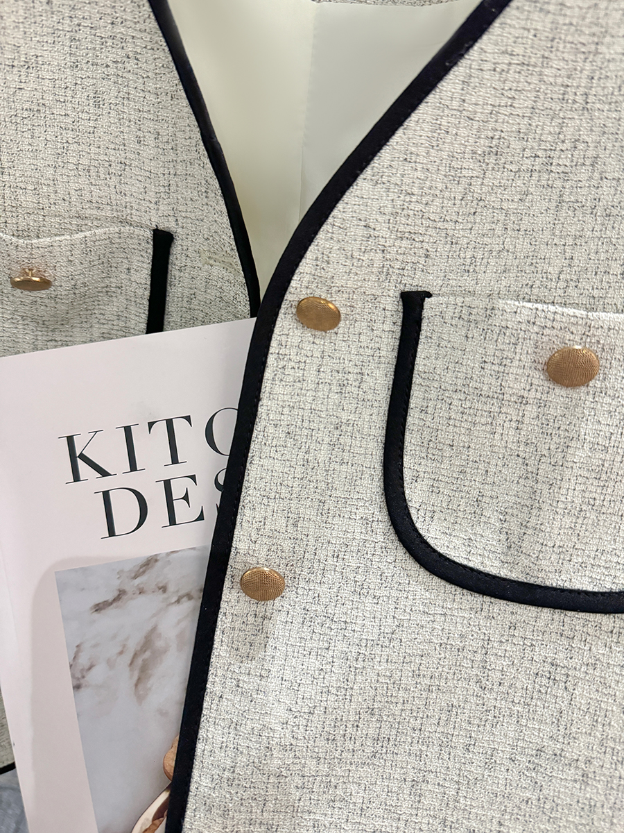 Silver Gray French-Style Women's Wind Suit Jacket - Thin Summer Trendy Top for Socialites and Internet Celebrities, 2025 Fashion Silver Gray French-Style Women's Wind Suit Jacket - Thin Summer Trendy Top for Socialites and Internet Celebrities, 2025 Fashion