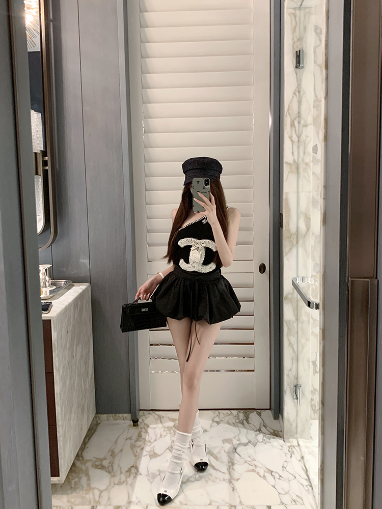 Slanted Shoulder Design Fragrant Wind Vest - Trendy Small Fit for Summer, Casual Chic Style Slanted Shoulder Design Fragrant Wind Vest - Trendy Small Fit for Summer, Casual Chic Style