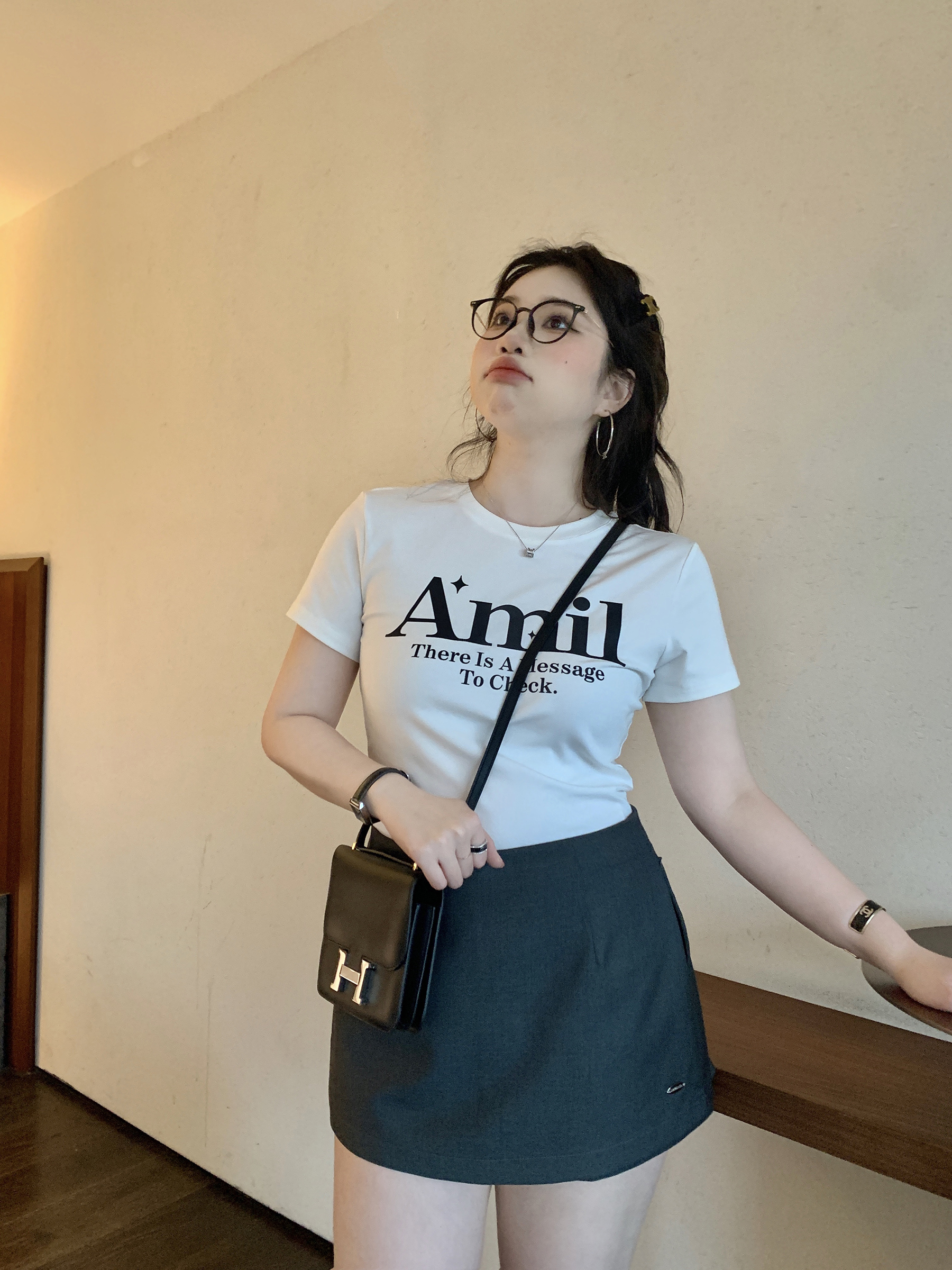 Slightly Chubby Double-Layer Side-Slit Suit Skirt Pants for Urban Office Ladies - Versatile Fashion Staple Slightly Chubby Double-Layer Side-Slit Suit Skirt Pants for Urban Office Ladies - Versatile Fashion Staple