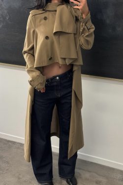 Slightly Curved Low-Rise Tencel Jeans - Fade Resistant, Straight Leg Design for Y2K and 90s Style Enthusiasts