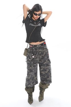 Slim Fit American Vintage Sports Jersey T-Shirt with High Elastic Wrinkled Texture - Digital Short Sleeve Top for Casual Style