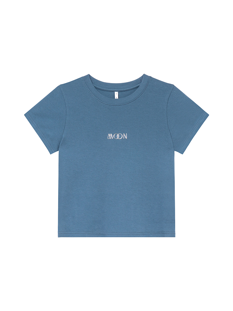 Slim Fit Short Sleeve T-Shirt for Women - Three-Dimensional Metal Letter Design - Summer 2025 Style - Casual Chic Fashion Slim Fit Short Sleeve T-Shirt for Women - Three-Dimensional Metal Letter Design - Summer 2025 Style - Casual Chic Fashion