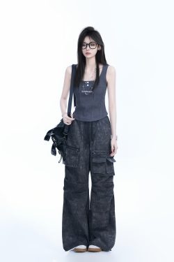 Slim Fit Summer American Style Sexy Girl Tank Top - Flattering Sports Top for Y2K and Casual Wear