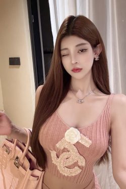 Small Fragrant Wind Knitted Spaghetti Strap Bodycon Dress Two-Piece Set - Trendy Summer Fashion