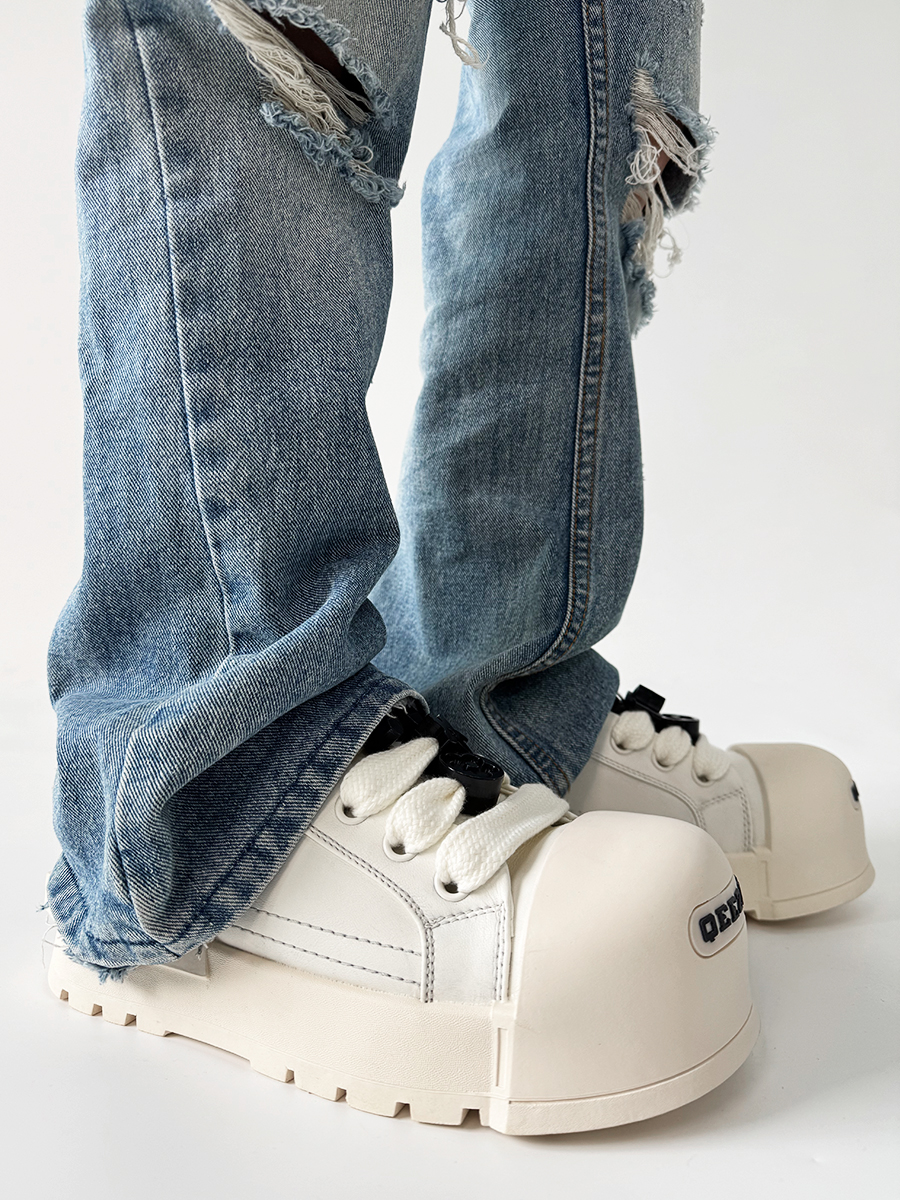 Smiley Face Sneakers for Men and Women, American High Street Chunky Shoes, Cute Mickey Design for Couples Smiley Face Sneakers for Men and Women, American High Street Chunky Shoes, Cute Mickey Design for Couples