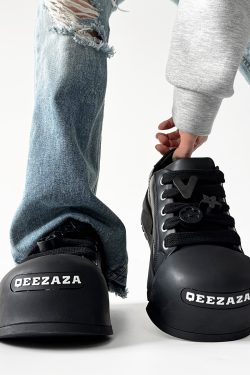 Smiley Face Sneakers for Men and Women, American High Street Chunky Shoes, Cute Mickey Design for Couples