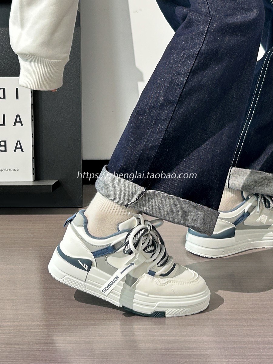 Smog Blue Board Shoes for Women - Breathable Soft Sole, Versatile Summer Style, Trendy Sports Footwear Smog Blue Board Shoes for Women - Breathable Soft Sole, Versatile Summer Style, Trendy Sports Footwear