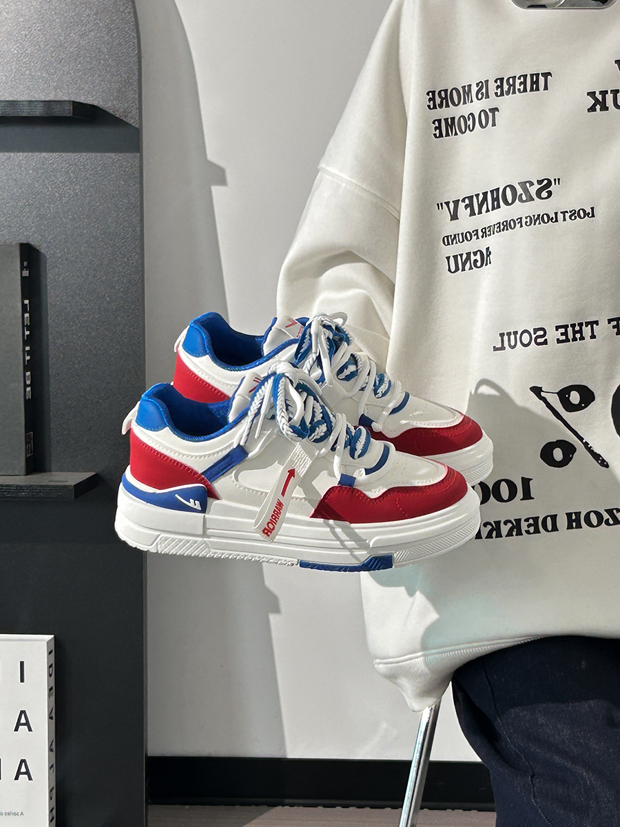 Smog Blue Board Shoes for Women - Breathable Soft Sole, Versatile Summer Style, Trendy Sports Footwear Smog Blue Board Shoes for Women - Breathable Soft Sole, Versatile Summer Style, Trendy Sports Footwear