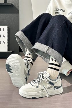 Smog Blue Board Shoes for Women - Breathable Soft Sole, Versatile Summer Style, Trendy Sports Footwear