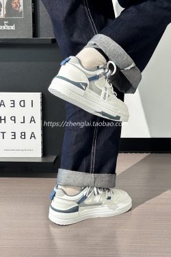 Smog Blue Board Shoes for Women - Breathable Soft Sole, Versatile Summer Style, Trendy Sports Footwear