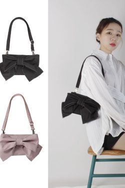 Soft Cute Bow Underarm Crossbody Bag for Women - Niche Spring/Summer Style, High-Quality Fashion Accessory
