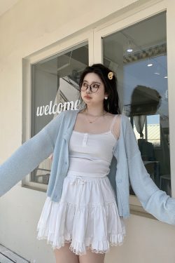 Soft-Focus Cloud Plus-Size Long Sleeve Cardigan - Moisturizing Milk Candy Smoothie Style for a Cozy Look