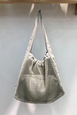 Soft Hollow Nylon Shoulder Tote Bag - Niche Design for Spring/Summer 2025 - Trendy Underarm Style for Everyday Use