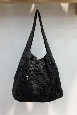 Soft Hollow Nylon Shoulder Tote Bag - Niche Design for Spring/Summer 2025 - Trendy Underarm Style for Everyday Use