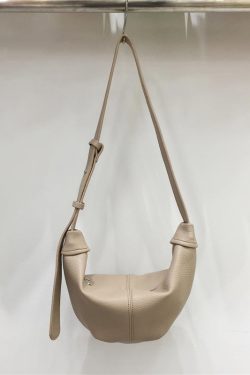 Soft Leather Casual Shoulder Crossbody Dumpling Bag - Niche INS 2025 Style, Lazy Horn Design for Effortless Chic