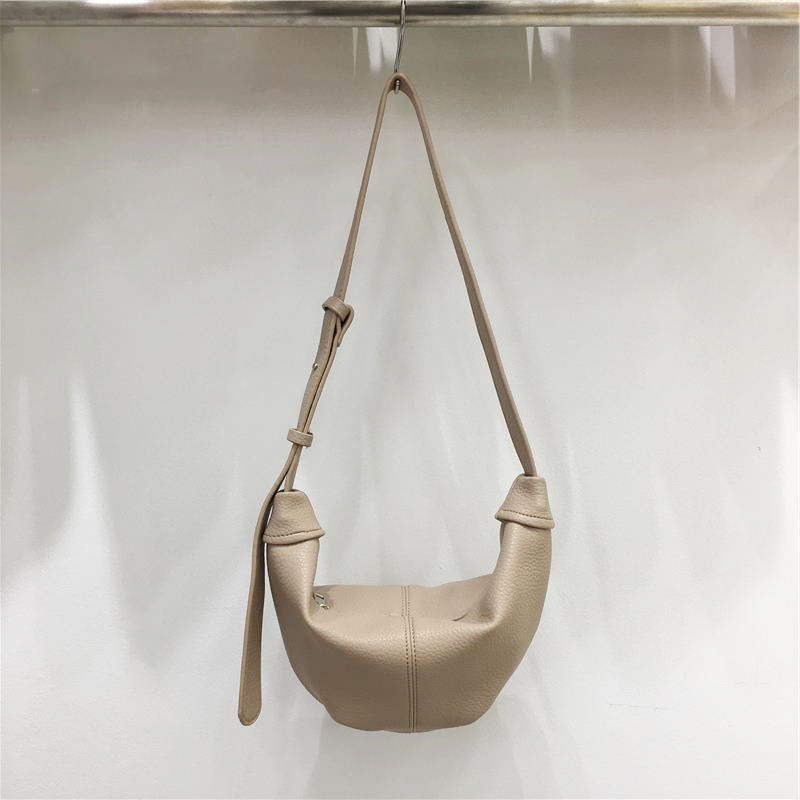 Soft Leather Casual Shoulder Crossbody Dumpling Bag - Niche INS 2025 Style, Lazy Horn Design for Effortless Chic Soft Leather Casual Shoulder Crossbody Dumpling Bag - Niche INS 2025 Style, Lazy Horn Design for Effortless Chic