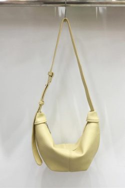 Soft Leather Casual Shoulder Crossbody Dumpling Bag - Niche INS 2025 Style, Lazy Horn Design for Effortless Chic