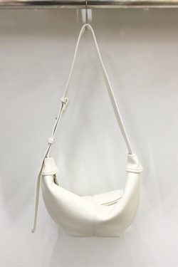Soft Leather Casual Shoulder Crossbody Dumpling Bag - Niche INS 2025 Style, Lazy Horn Design for Effortless Chic