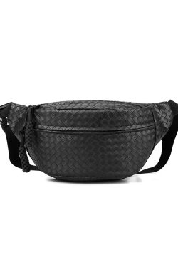 Soft Leather Crossbody Chest Bag - Versatile Casual Sports Waist Bag for Men - 2025 Spring Cycling Essentials