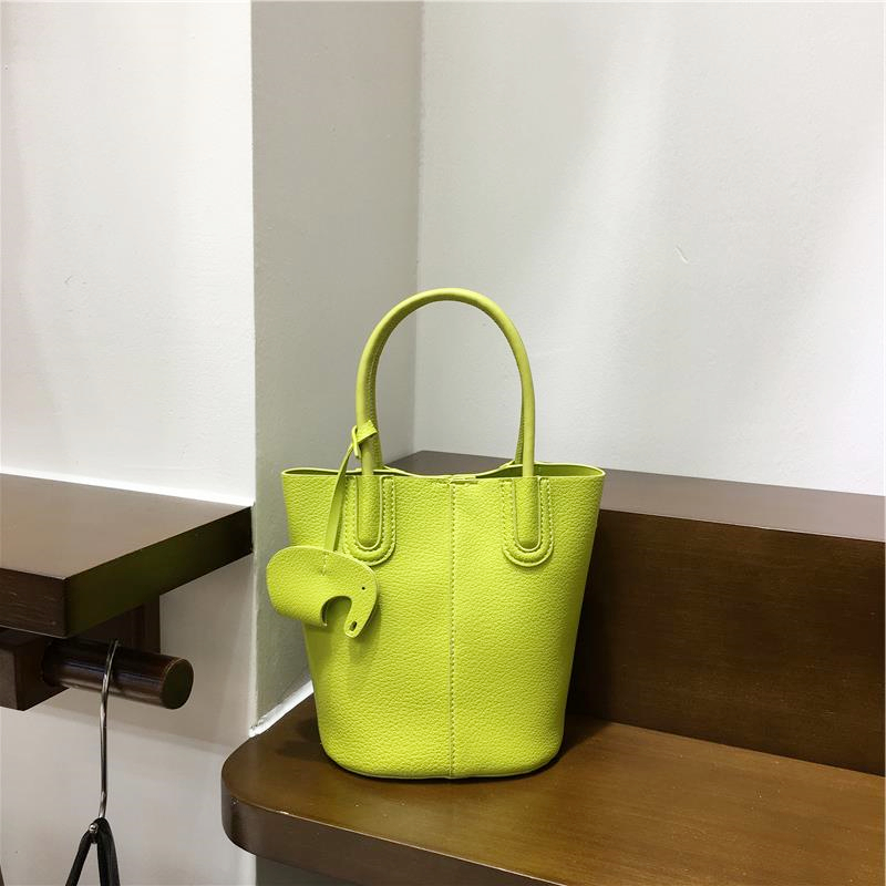 Soft Leather Fashion Tote Bucket Bag - Versatile Commuter Shoulder Crossbody Small Bag for 2025 Spring Style Soft Leather Fashion Tote Bucket Bag - Versatile Commuter Shoulder Crossbody Small Bag for 2025 Spring Style