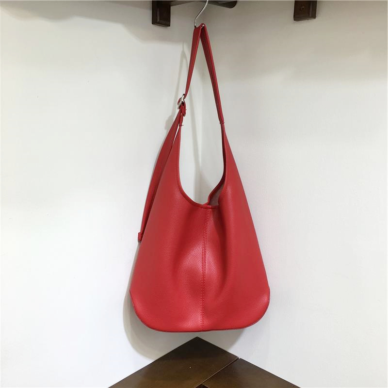 Soft Leather Underarm Bag - Large Capacity Commuter Tote in Lazy Style for Spring Summer - Versatile Shoulder Crossbody Bag Soft Leather Underarm Bag - Large Capacity Commuter Tote in Lazy Style for Spring Summer - Versatile Shoulder Crossbody Bag