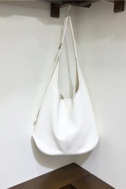 Soft Leather Underarm Bag - Large Capacity Commuter Tote in Lazy Style for Spring Summer - Versatile Shoulder Crossbody Bag