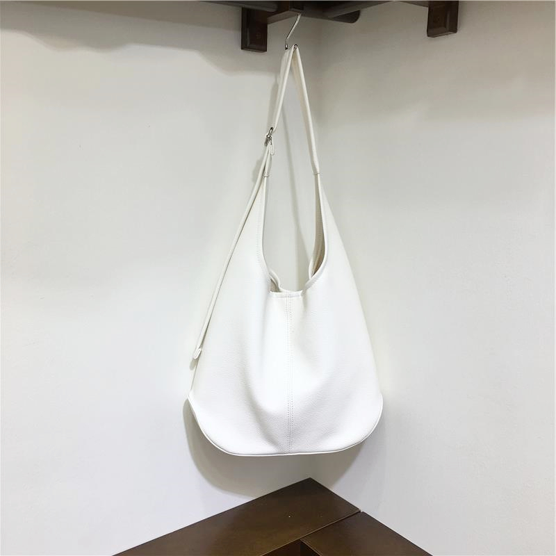 Soft Leather Underarm Bag - Large Capacity Commuter Tote in Lazy Style for Spring Summer - Versatile Shoulder Crossbody Bag Soft Leather Underarm Bag - Large Capacity Commuter Tote in Lazy Style for Spring Summer - Versatile Shoulder Crossbody Bag