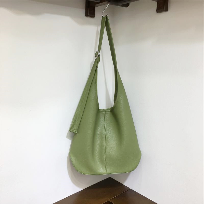 Soft Leather Underarm Bag - Large Capacity Commuter Tote in Lazy Style for Spring Summer - Versatile Shoulder Crossbody Bag Soft Leather Underarm Bag - Large Capacity Commuter Tote in Lazy Style for Spring Summer - Versatile Shoulder Crossbody Bag