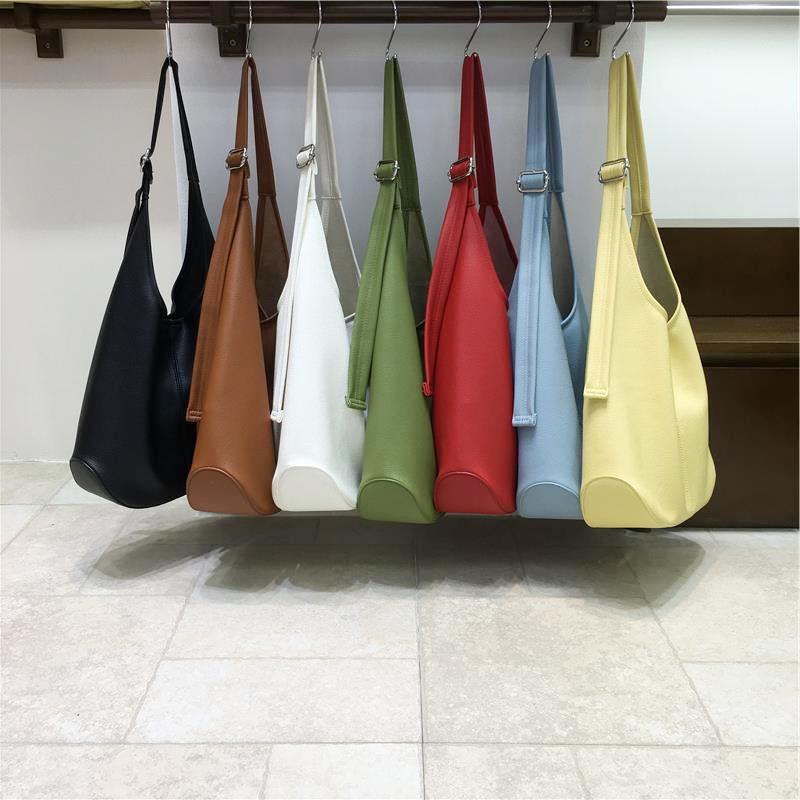 Soft Leather Underarm Bag - Large Capacity Commuter Tote in Lazy Style for Spring Summer - Versatile Shoulder Crossbody Bag Soft Leather Underarm Bag - Large Capacity Commuter Tote in Lazy Style for Spring Summer - Versatile Shoulder Crossbody Bag