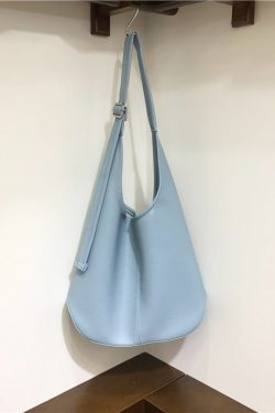 Soft Leather Underarm Bag - Large Capacity Commuter Tote in Lazy Style for Spring Summer - Versatile Shoulder Crossbody Bag