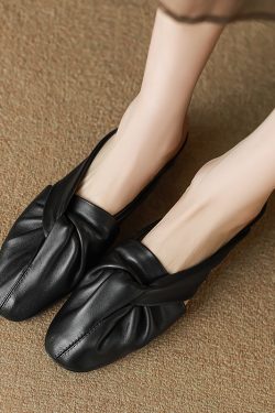 Soft Sheepskin Half-Mule Slippers for Women - Genuine Leather Outdoor Footwear, Italian Style Corso Venezia Design