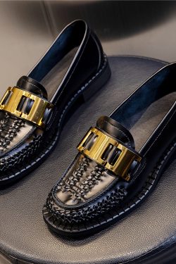 Soft-Soled Italian-Style Women's Leather Shoes - Trendy 3 cm Cowhide Slip-Ons for Comfort and Style