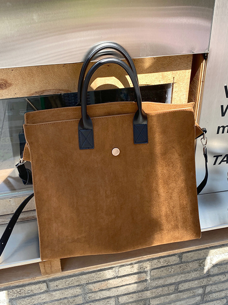 Soft Texture Large Capacity Shoulder Tote Bag for Women - Casual Commuting Crossbody Style Soft Texture Large Capacity Shoulder Tote Bag for Women - Casual Commuting Crossbody Style