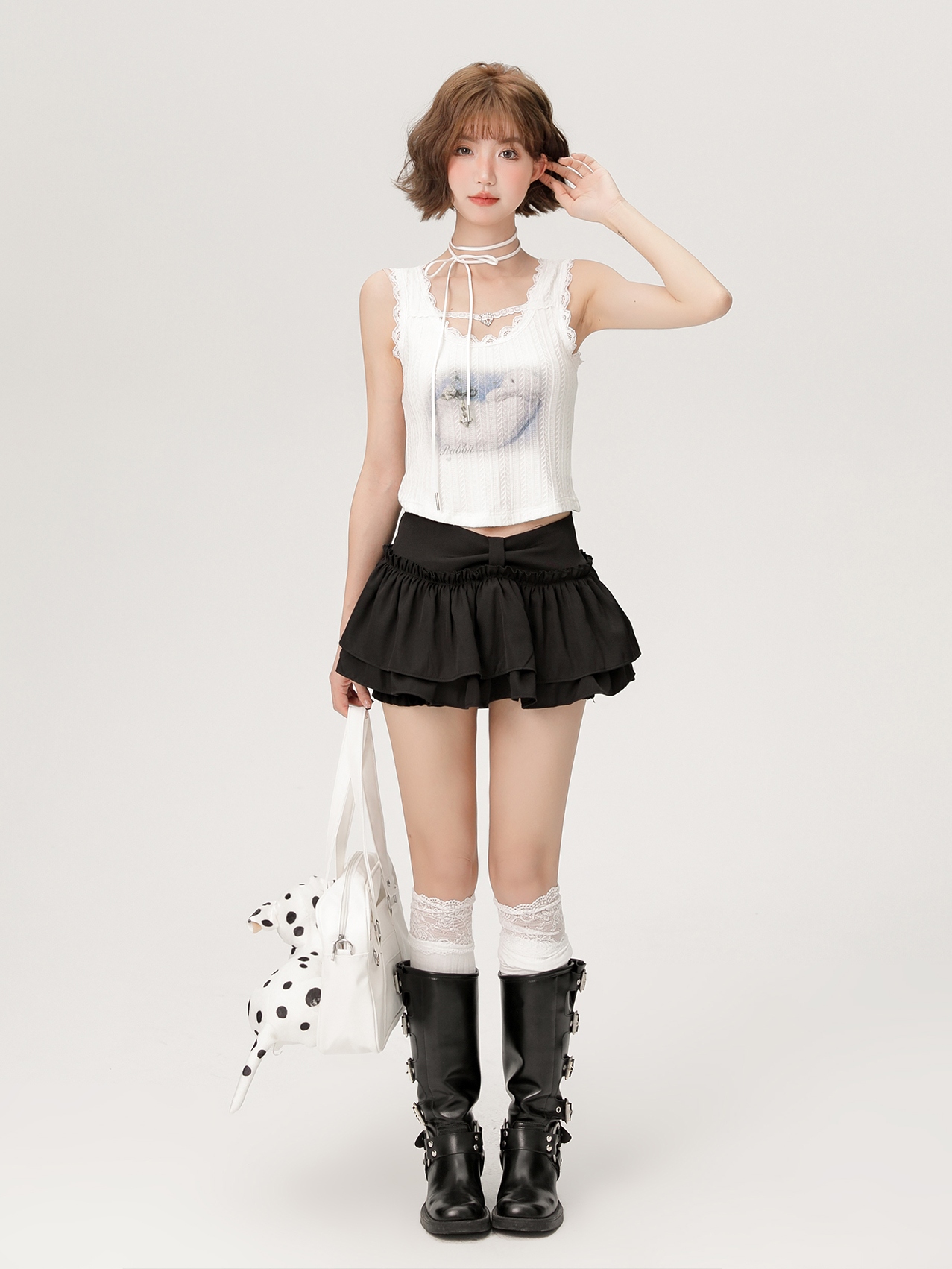 Spicy Girl Camisole with Lace Trim - Women's Summer Slim-Fit Top in American Style - Trendy Casual Fashion Spicy Girl Camisole with Lace Trim - Women's Summer Slim-Fit Top in American Style - Trendy Casual Fashion