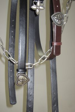 Spicy Girl Cross Heart Metal Thin Belt - Trendy Niche Accessory for 90s and Y2K Fashion Styles