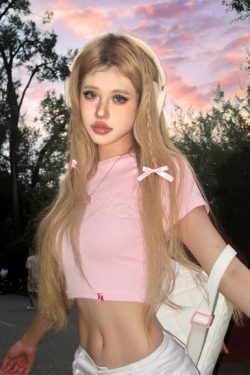 Spicy Girl Letter Foam Slim Fit Short Sleeve T-Shirt for Women - Summer American Style Flattering Top, Niche Fashion Trend