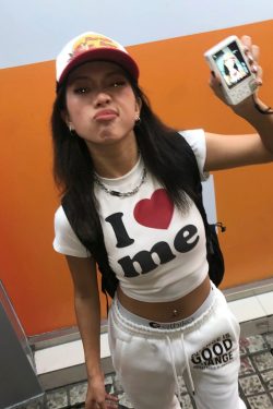 Spicy Girl Letter Print Slim-Fit Round Neck Short Sleeve T-Shirt for Women - American Style Summer Essential