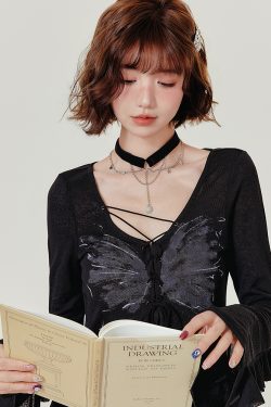 Spicy Girl Long Sleeve T-Shirt with Ruffled Edge - Women's Autumn Knit Cardigan Jacket in American Style, Casual Chic Fashion