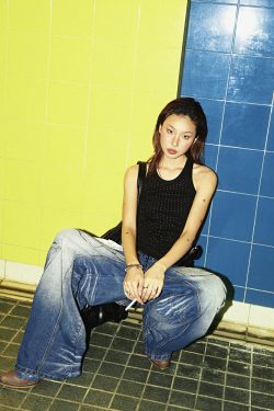 Spicy Girl Rhinestone Black Camisole - Slim Fit Summer Top for Women - American Style Fashion, Y2K Inspired