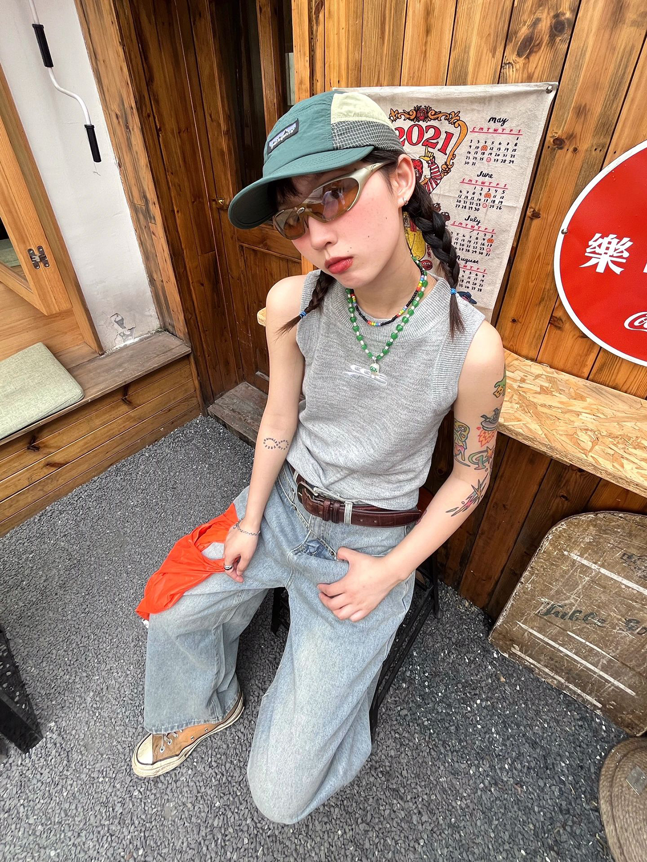 Spicy Girl Tank Top - American Style Knitted Sleeveless T-Shirt with Letter Embroidery - Summer Basic Street Fashion Spicy Girl Tank Top - American Style Knitted Sleeveless T-Shirt with Letter Embroidery - Summer Basic Street Fashion