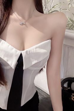 Strapless Corset Top for Women - Luna Lona Design, Slim Fit Sexy Style for Autumn and Winter