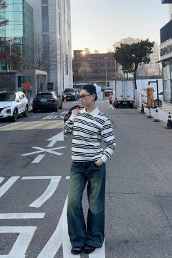 Striped Retro Academy Polo Shirt - Vintage Style, 90s Inspired, Perfect for Casual Outfits