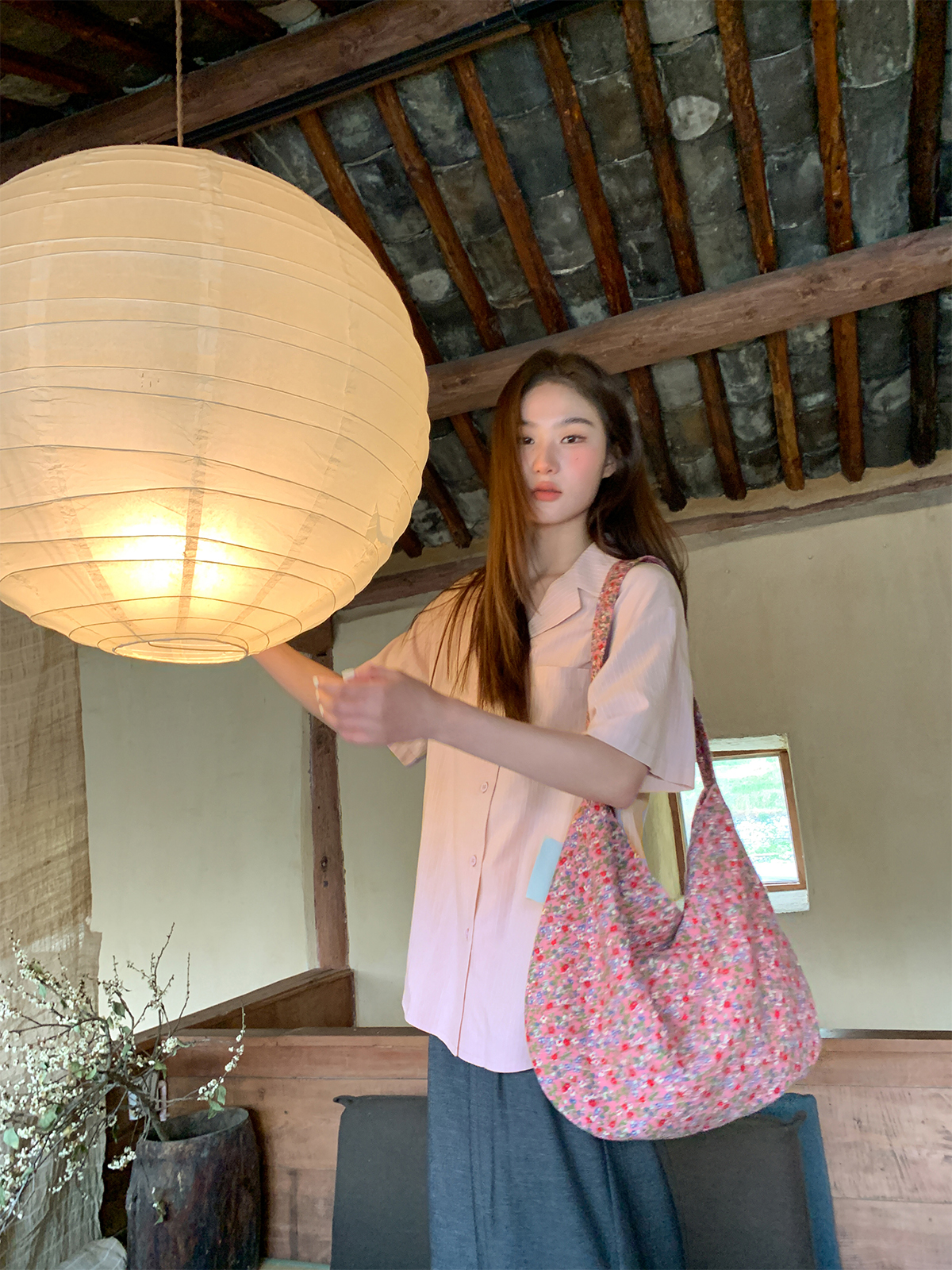 Striped Short-Sleeve Shirt for Women - Loose-Fitting Summer Blouse, Stylish 2025 Niche Design, Trendy Casual Top Striped Short-Sleeve Shirt for Women - Loose-Fitting Summer Blouse, Stylish 2025 Niche Design, Trendy Casual Top