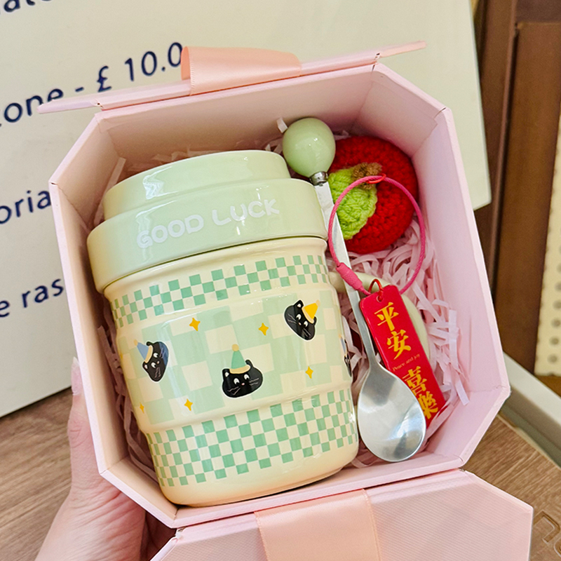 Stylish Ceramic Travel Coffee Cup with Lid - Unique Design, High-Quality Tea Mug for Women, Ideal Gift for Coffee Lovers Stylish Ceramic Travel Coffee Cup with Lid - Unique Design, High-Quality Tea Mug for Women, Ideal Gift for Coffee Lovers