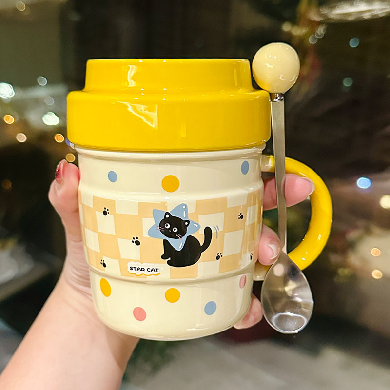 Stylish Ceramic Travel Coffee Cup with Lid - Unique Design, High-Quality Tea Mug for Women, Ideal Gift for Coffee Lovers Stylish Ceramic Travel Coffee Cup with Lid - Unique Design, High-Quality Tea Mug for Women, Ideal Gift for Coffee Lovers